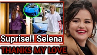 Selena Gomez HUGS Justin In EXCITEMENT As He SUPRISE Her With LAMBORGHINI After DATE NIGHT In Paris