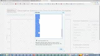 Correlation and Regression in Statkey