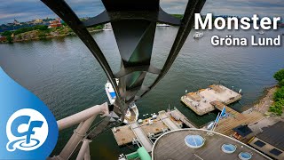 Monster front seat on-ride 5K POV @60fps Gröna Lund Grona Lund