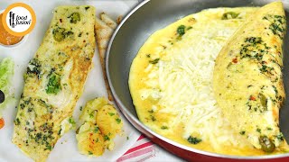 Jalapeno & Cheese Omelette Recipe by Food Fusion