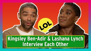 Kingsley Ben-Adir and Lashana Lynch From Bob Marley: One Love Interview Each Oth
