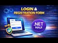 Build a Login and Registration Form in .NET MAUI
