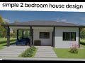 Two bedrooms house design mbogo 🦬 6 ozil