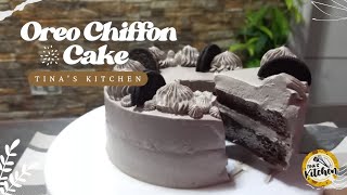 Oreo Chiffon Cake || Tina's Kitchen