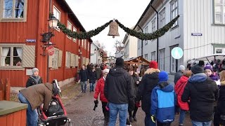 Sweden Örebro/Orebro Christmas Market Walking tour 4K