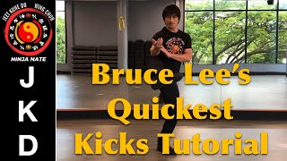 Bruce Lee’s Quickest Lead Kicks Tutorial