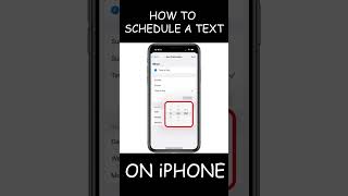 How to Schedule a Text on iPhone! UPDATE! #shorts