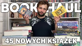 NAJWIĘKSZY BOOK HAUL W TYM ROKU | 45 książek w 35 minut📚