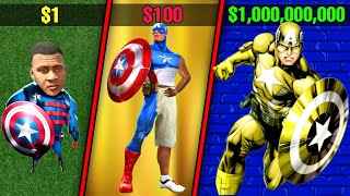 $1 CAPTAIN AMERICA To $1,000,000,000 in GTA5!