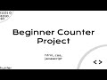 Simple JavaScript Counter - Beginner Tutorial