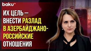 Анастасия Лаврина о Попытке Провокации Армянских Радикальных Групп в Баку