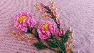 147- Latest flower Embroidery Design|Beautiful flower embroidery design