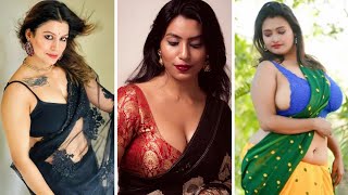 Mallu Hot Model Photoshoot video || Hot Mallu Navel Exposing #malluactress #mallu