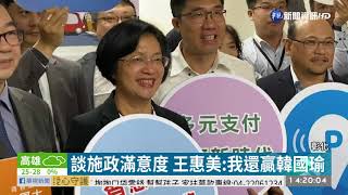 談施政滿意度 王惠美:我還贏韓國瑜 | 華視新聞 20191226