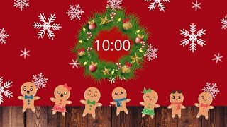 GINGERBREAD CHRISTMAS 10 MINUTE TIMER