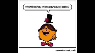 Little Miss Magic Turns Little Miss Calamity Into A Statue (The Mr. Men Show Comic Studio Animation)