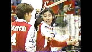 1994年　広島アジア大会　女子バレー　日本×韓国