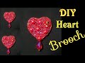 Diy Brooch | Felt Brooch | How to make Beads embroidery Brooch