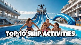 10 Must Try Activities on the MSC Seaside Ship