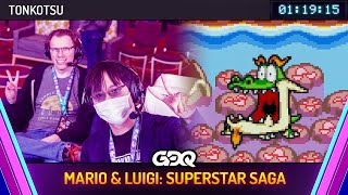 Mario & Luigi: Superstar Saga by Tonkotsu in 1:20:42 - Awesome Games Done Quick 2024
