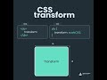 Learn CSS Transform in 30 seconds.