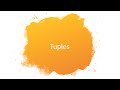 20) Complete Course on Python | Tuples in Python