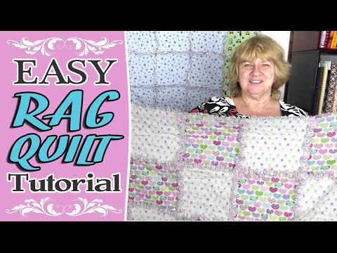 Rag Quilt Tutorial - Easy Beginners Rag Quilt Rag Quilt Tutorial - Easy Beginners Rag Quilt