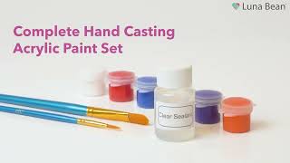 Shop Multi-Color Acrylic Paint Set for Hand Casting Kit by Luna Bean