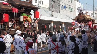 平成29年7月30日第48回吹田まつり　だんじり曳行