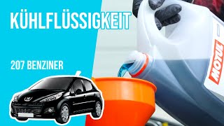 Wie Kühlflüssigkeit wechseln Peugeot 207 1.4 8V 🚗