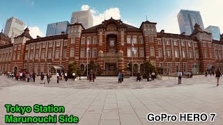 Walking Around Tokyo Station Marunouchi Side With GoPro HERO 7 Black | TimeWarp | HyperSmooth