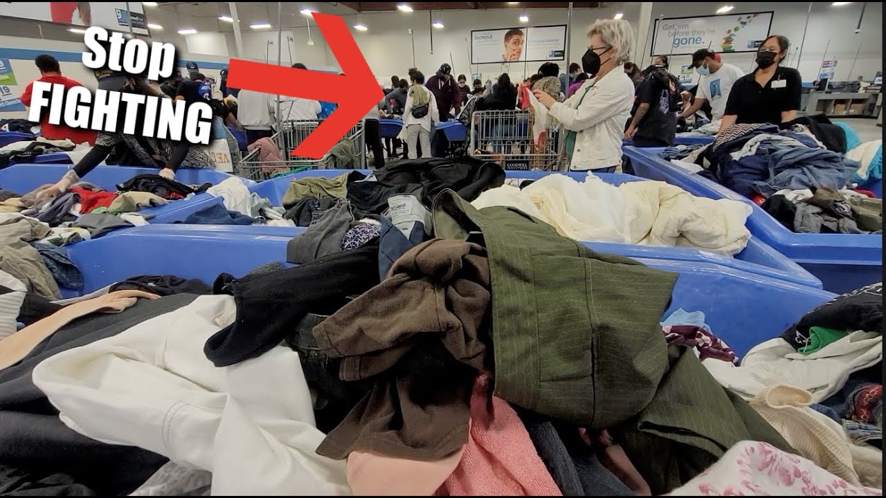 IT'S WILD @ THE GOODWILL OUTLET AKA THE BINS | & STILL A TON OF MONEY ...