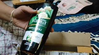 Unboxing Vatika bhringraj hair oil bought from Amazon