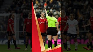 Ella Toone RED CARD 😱😡 Spurs Women vs Man United #shorts #football #trending #footballhighlights