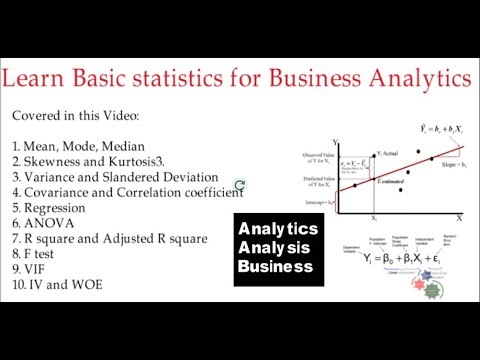 Learn Basic Statistics For Business Analytics Quadexcel
