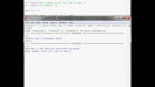 Python Programming Tutorial Prt 9,Simple Calculator