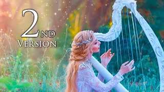 Relaxing Ambience VERSION 2 😌 Beautiful Harp Music to Relax 😌 Calm Harp Instrumental