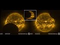 Solar Eclipse As Seen From Space - Sun-Watching Satellite Sees Three Partial Eclipses