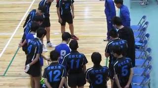 20171202福岡県高等学校バレーボール新人大会　北部予選（男子）苅田工業－明治学園3/3 Volleyball HS Champ. in Fukuoka by New TMs (Pre-RND)