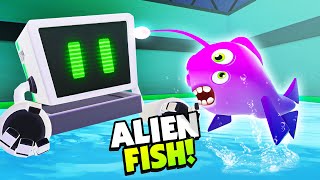 Catching ALIEN FISH On A Spaceship! - Blinnk and the Vacuum of Space VR