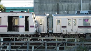 【東武10000系11004F・東京メトロ8000系8114F解体中】キタニ偵察20221216【4K】