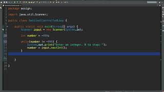 JVT#9: Sentinel-Controlled while Loop