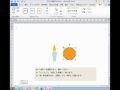wordで絵を描こう　中級編　クリスマスキャンドル