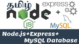 Create Read Update and Delete using Node.js Express with MySQL Database in Tamil