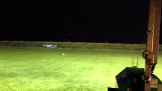 Cascade Model Heli 2012 FUNFLY - Weylin and Timmy tandem under the lights!