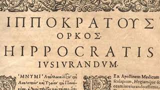 Fundamentals of Nursing | The Hippocratic Oath