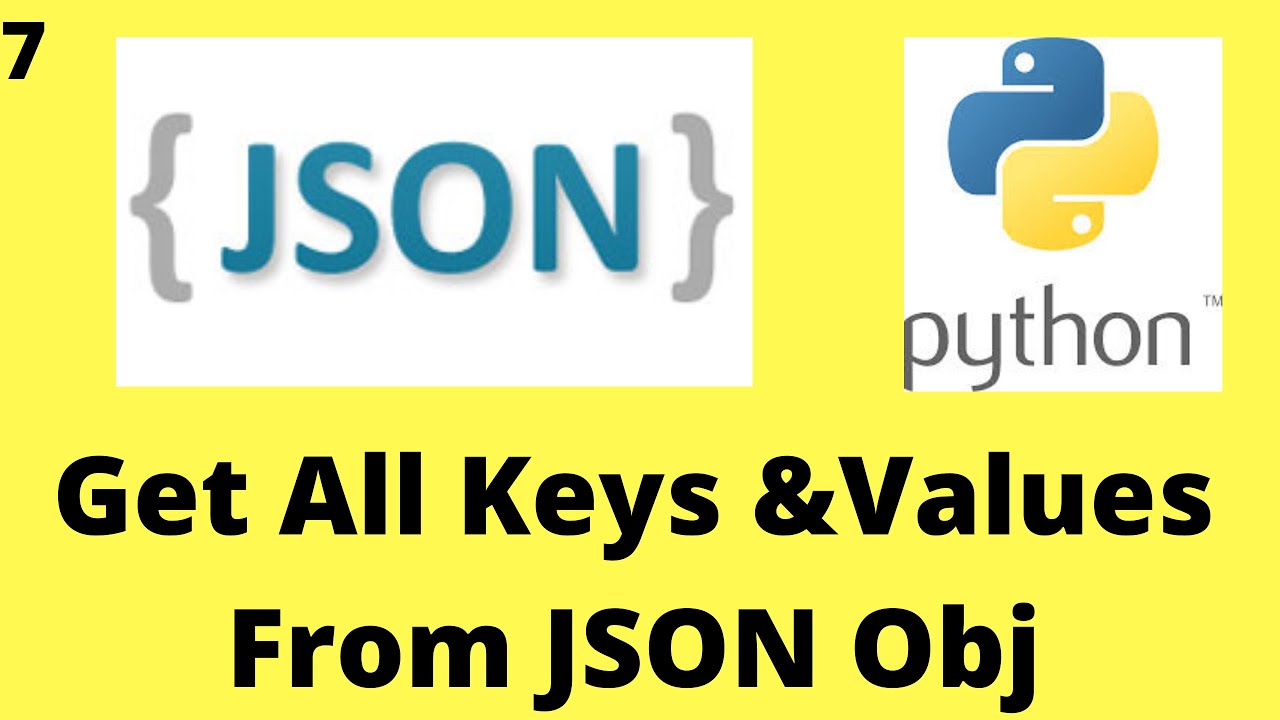 Get All Keys And Values From Json Object Python - YouTube