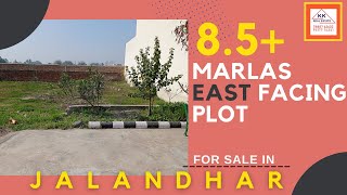 8.5 marlas plus east facing plot for sale in jalandhar