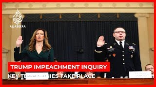 Trump impeachment hearings resume with testimonies