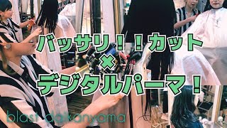 ばっさり！バッサリカットとデジタルパーマ！blast代官山 竹内未希 ver.